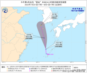 第6号台风“翠丝”来了