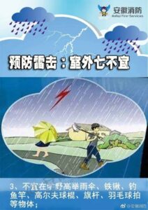 安徽一广场上多人遭雷击 2人身亡