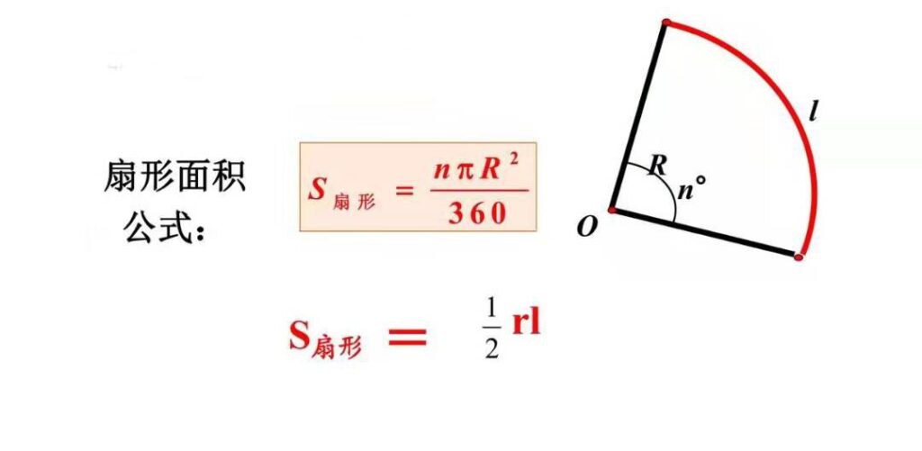 扇形面积怎么求_扇形面积公式