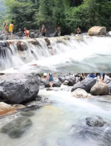 龙漕沟附近露营地游客锐减