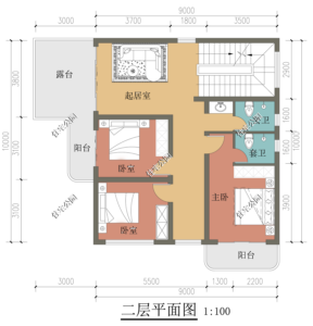 新农村户型图纸_农村新房设计图