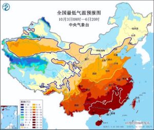 寒潮蓝色预警：6省降温可达18℃