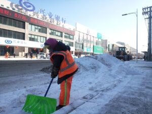 实拍辽宁多地大雪纷飞