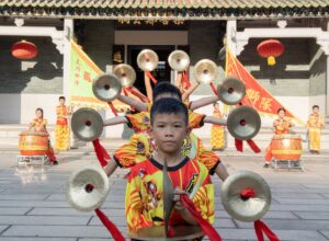 广东东莞虎门镇：“狮”展本领 传承非遗