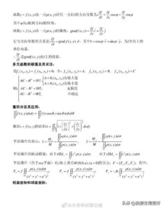 最全大学高数公式_高数公式定理大全