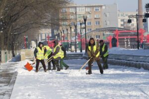 实拍辽宁多地大雪纷飞