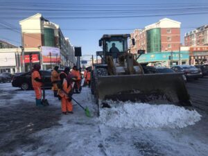 实拍辽宁多地大雪纷飞