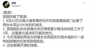 美军蛙人炸毁北溪视频流出？不实