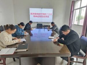 湖泽镇“三学三讲三促”推动学习宣传贯彻党的二十大精神走深走实