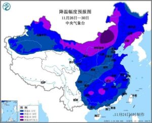 今冬以来最强寒潮来袭