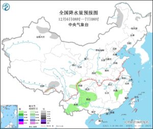 全国大部地区降水稀少气温略偏低