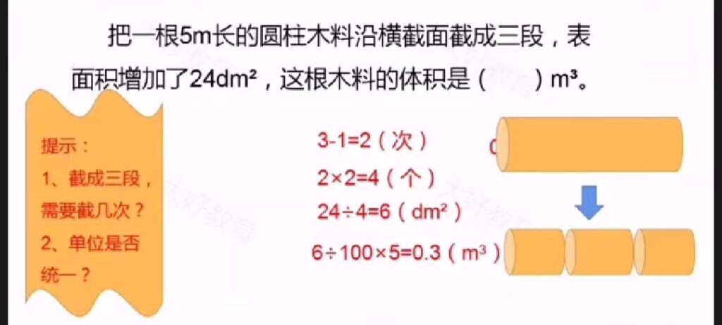 圆柱的侧面积公式_圆柱的体积公式