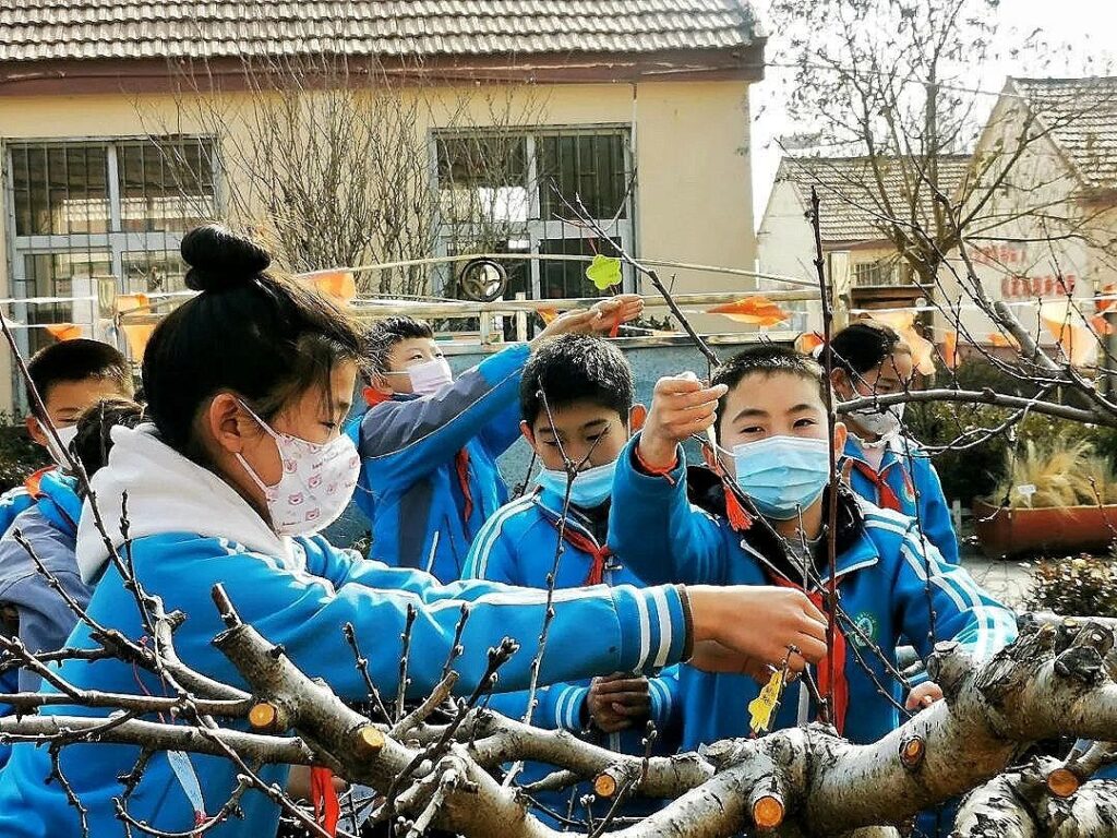 山东胶州：开学第一课 满满仪式感