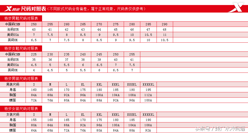 鞋子尺码怎么选_鞋子尺码对照表