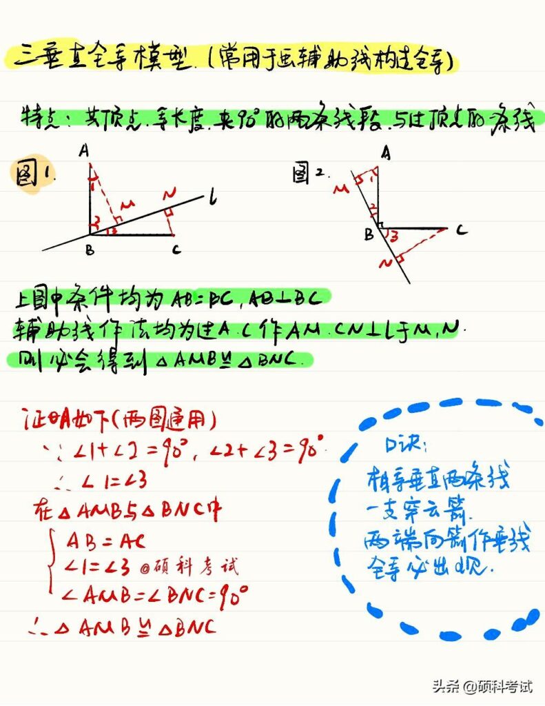 初中几何模型有哪些_初中几何模型大全