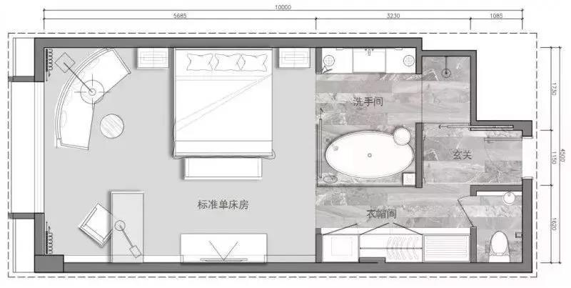 酒店客房怎么设计_酒店客房平面方案解析