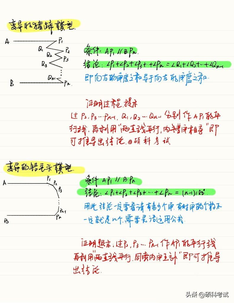 初中几何模型有哪些_初中几何模型大全