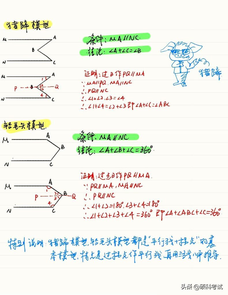 初中几何模型有哪些_初中几何模型大全