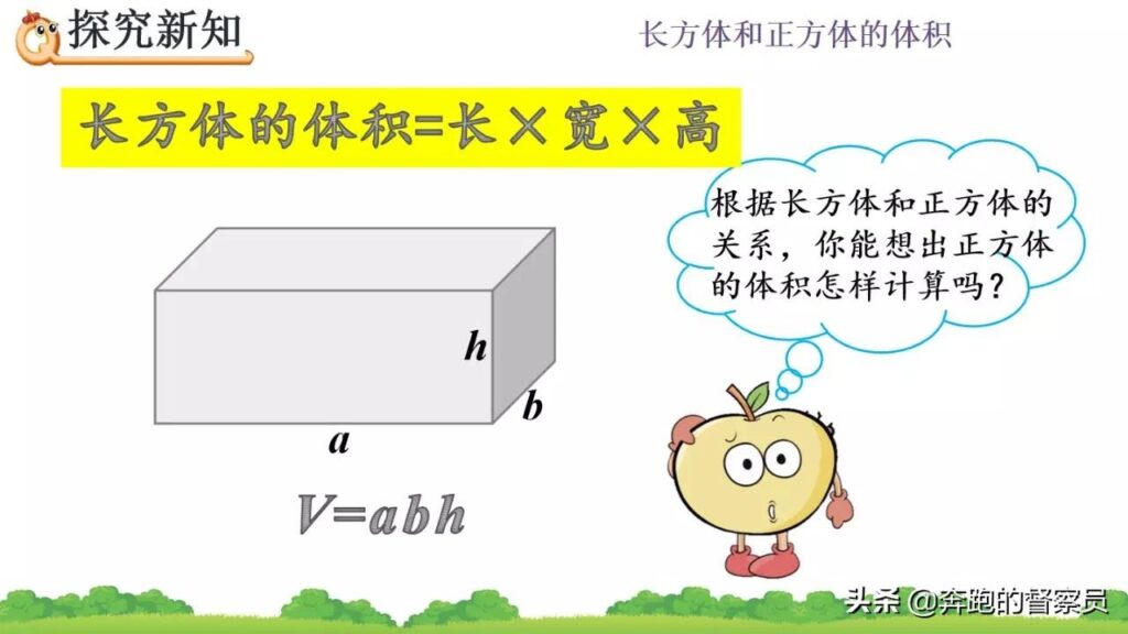 正方体的体积公式_长方体的体积公式