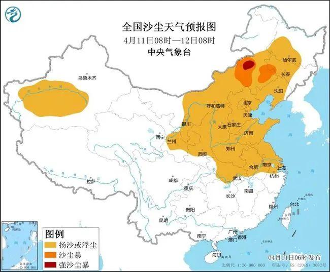 今年第12次沙尘天气来袭