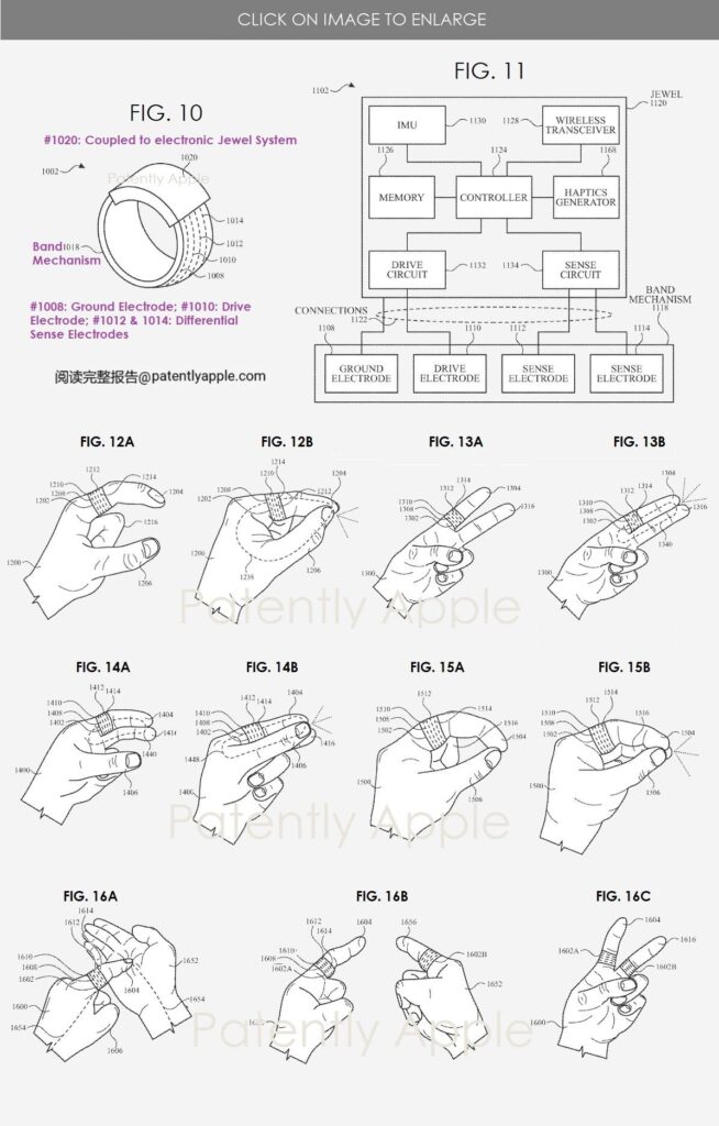 苹果智能戒指专利曝光