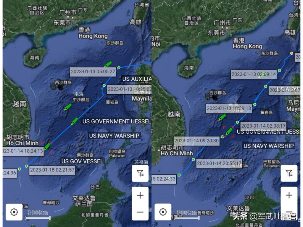 尼米兹号航母进入南海