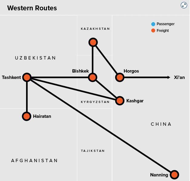 中国修了多少条跨境铁路？美媒图解