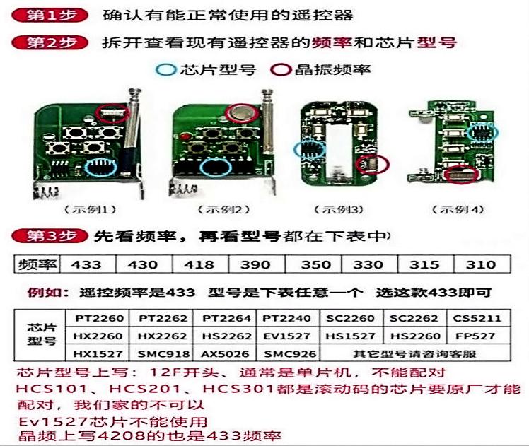 电动门遥控器怎么配对新钥匙？自动门钥匙的频率是多少？