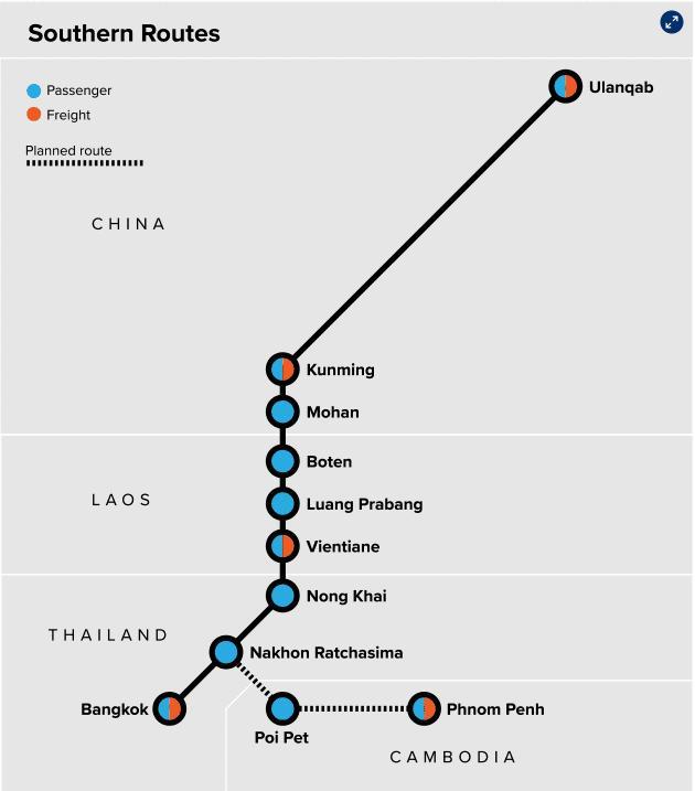 中国修了多少条跨境铁路？美媒图解