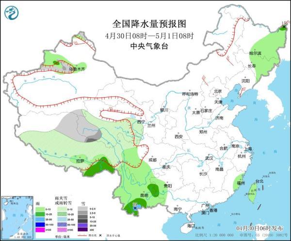 全国多省份今明两天有暴雨