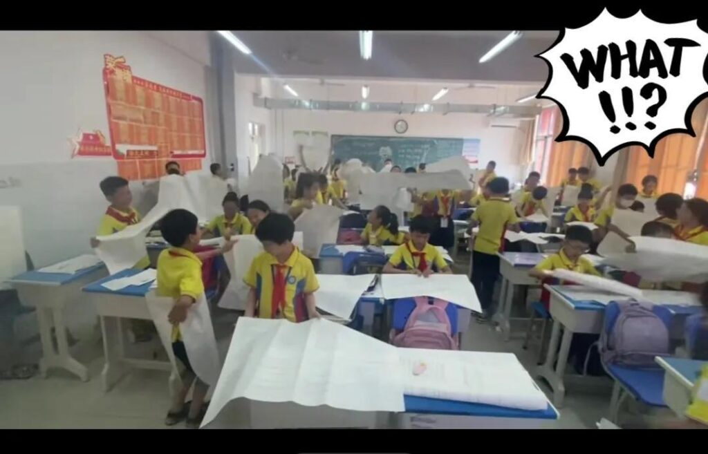 小小的年纪大大的试卷_小学的卷子都这么大了