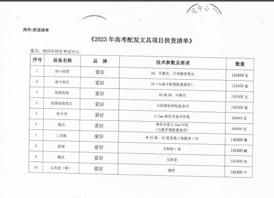 考试为什么不能携带自己的笔_统一采购文具为防止作弊