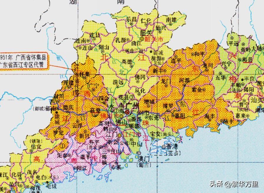 肇庆市属于哪个省，肇庆市的区划调整