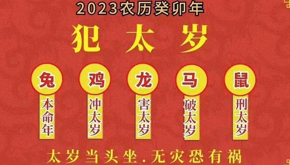 怎么是犯太岁，2023年犯太岁的生肖