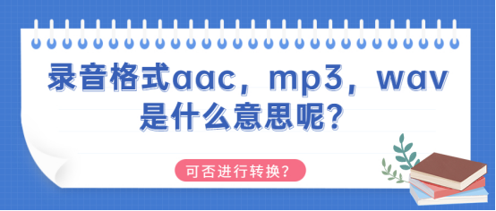 aac可否进行转换，wav是什么意思