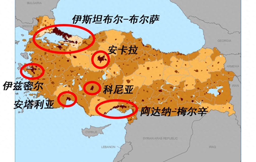 土耳其的区域位置是怎样的，土耳其地理位置及气候