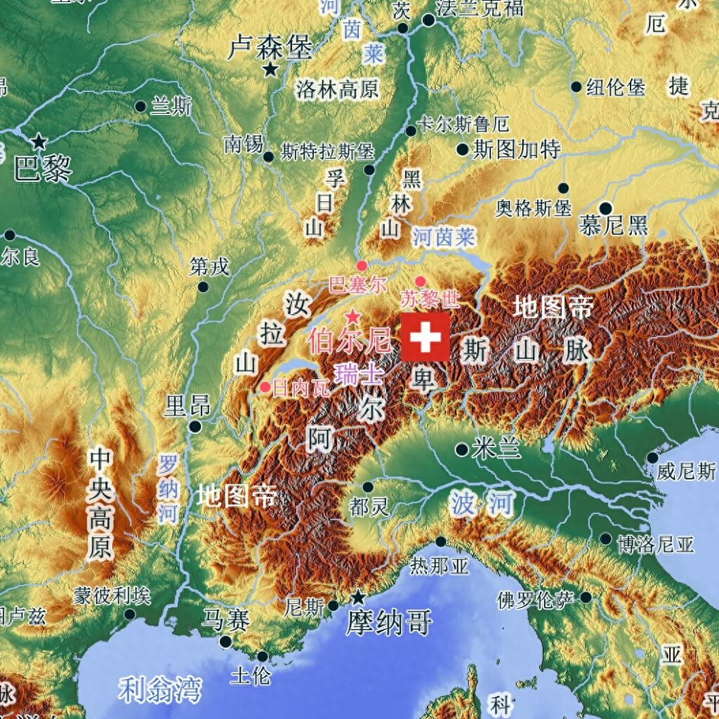 日内瓦是哪个国家的，瑞士的三大城市