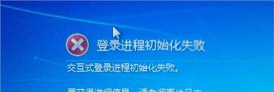 win7登录进程初始化失败怎么引起的？win7登陆进程初始化失败怎么办？