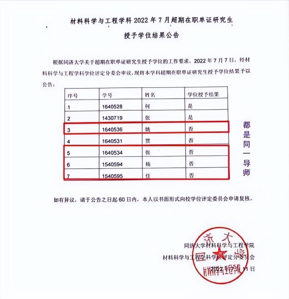 女子学位证存活11天被作废