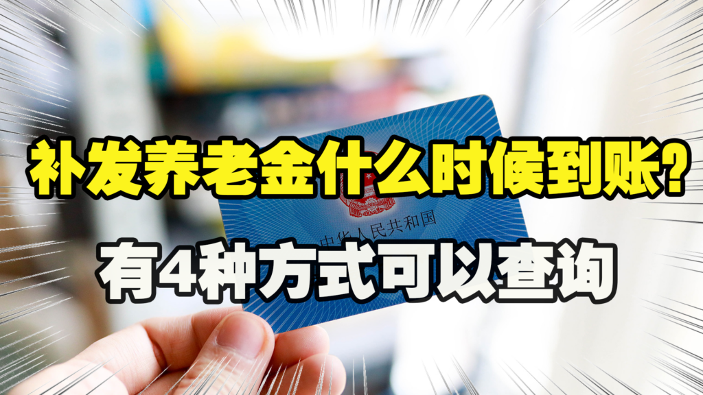 养老金发放明细怎么看?今后的养老金发放信息哪里查？