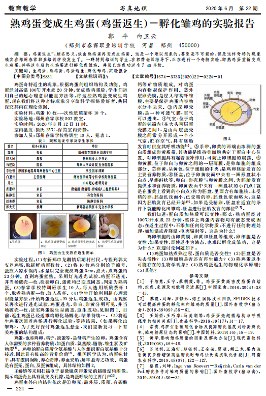 熟蛋究竟能不能变回生蛋?熟鸡蛋能否再变回生鸡蛋?